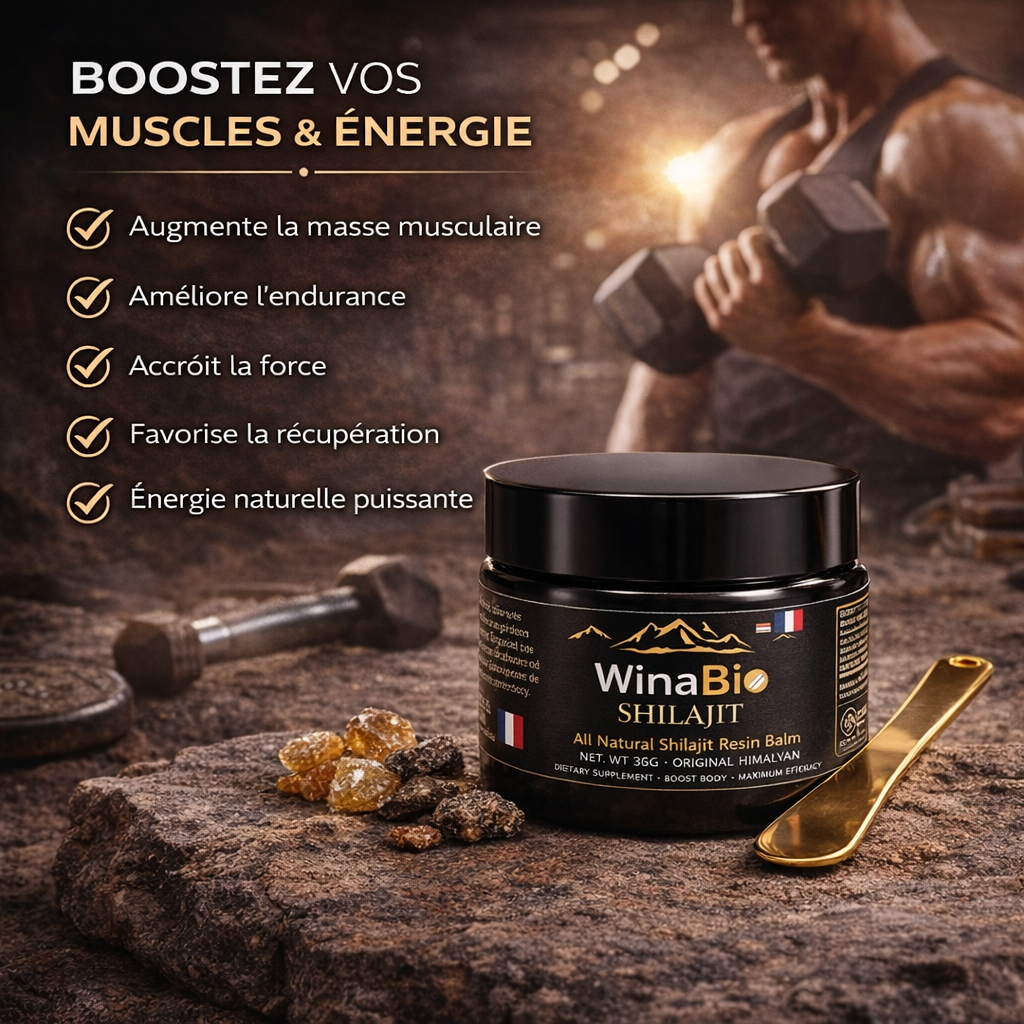 WinaBio – Résine Shilajit de l’Altaï (30 g)