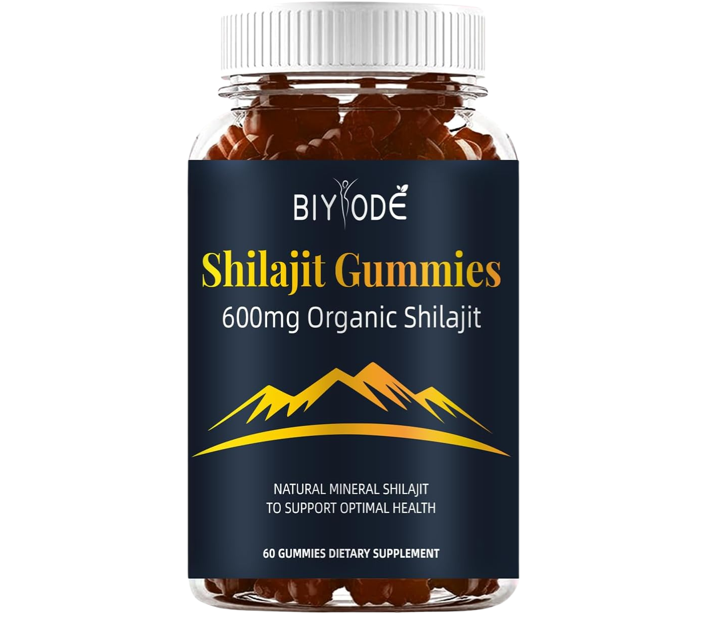 WinaBio – Bonbons Shilajit de l’Himalaya (600 mg) – Énergie naturelle et soutien du bien-être (60 bonbons)