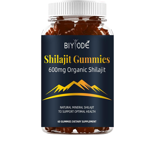 WinaBio – Bonbons Shilajit de l’Himalaya (600 mg) – Énergie naturelle et soutien du bien-être (60 bonbons)