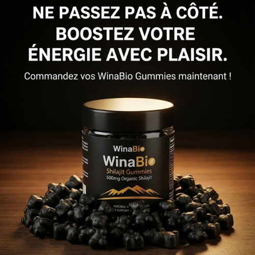 WinaBio – Résine pure de Shilajit de l’Altaï (30 g) – Source naturelle de 80 oligo-éléments des montagnes de l’Altaï